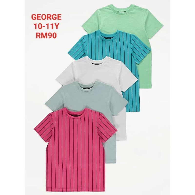 Classic Fit Korte Mouwen Crewneck Met Rechte Zoom In 145 Gsm Katoen Jersey Geen - Foto 10