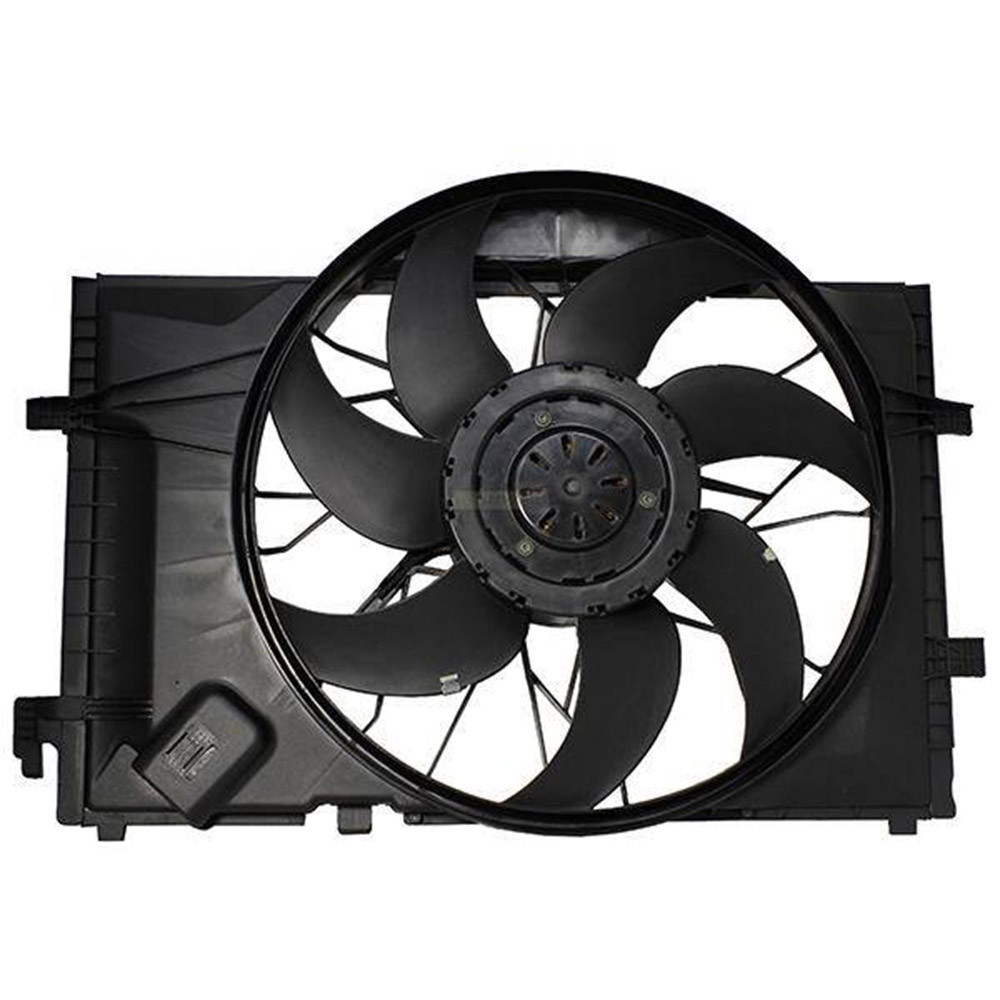 Factory OEM Radiator Cooling Fan Assembly For Mercedes Benz CLK350 W203