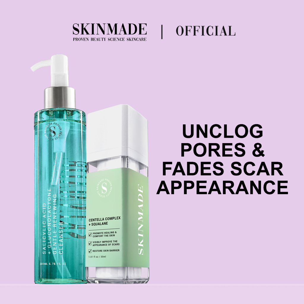 SKINMADE Unclog Pores & Fades Scar Appearance - Centella Complex Serum ...