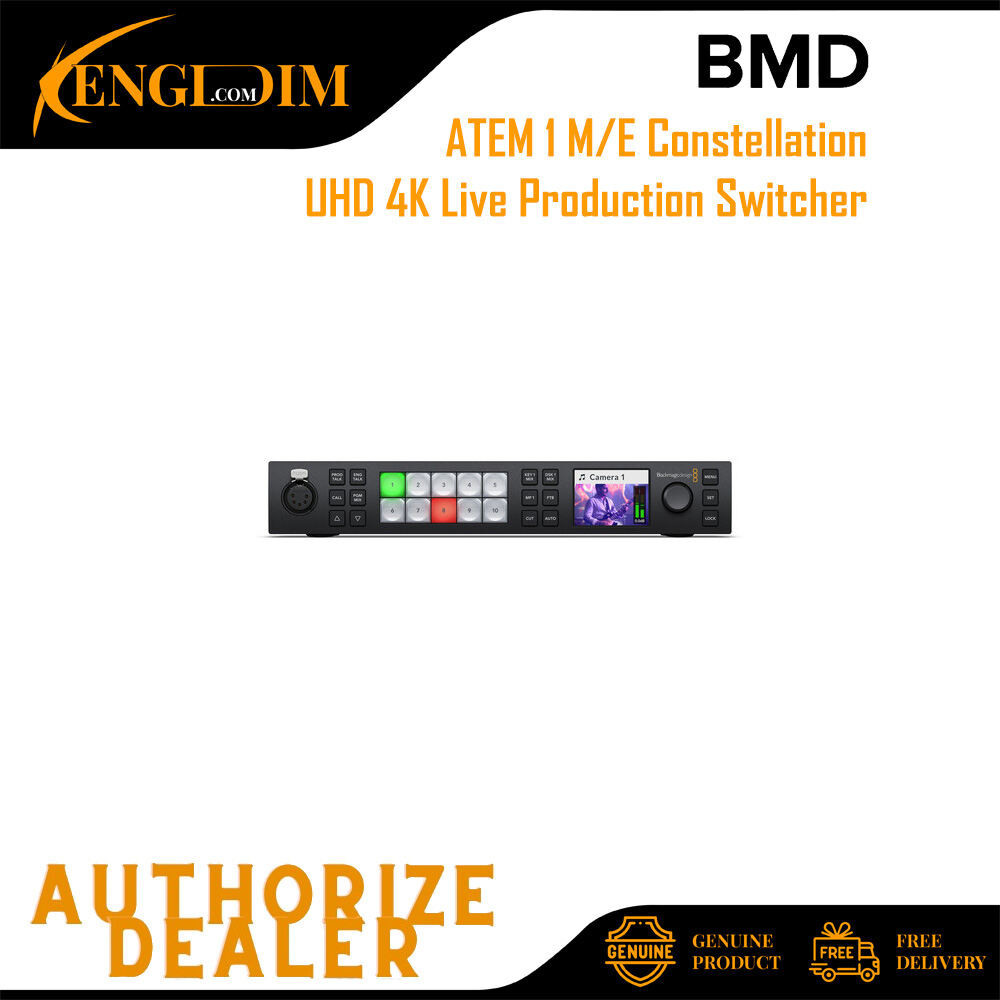 Blackmagic Design M/E Constellation UHD 4K Live Production Switcher ...