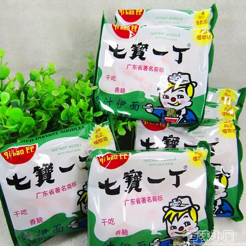 Instant Noodles Dry Crisp Noodles SnacksQibao Yiding Chicken Sauce Yi ...