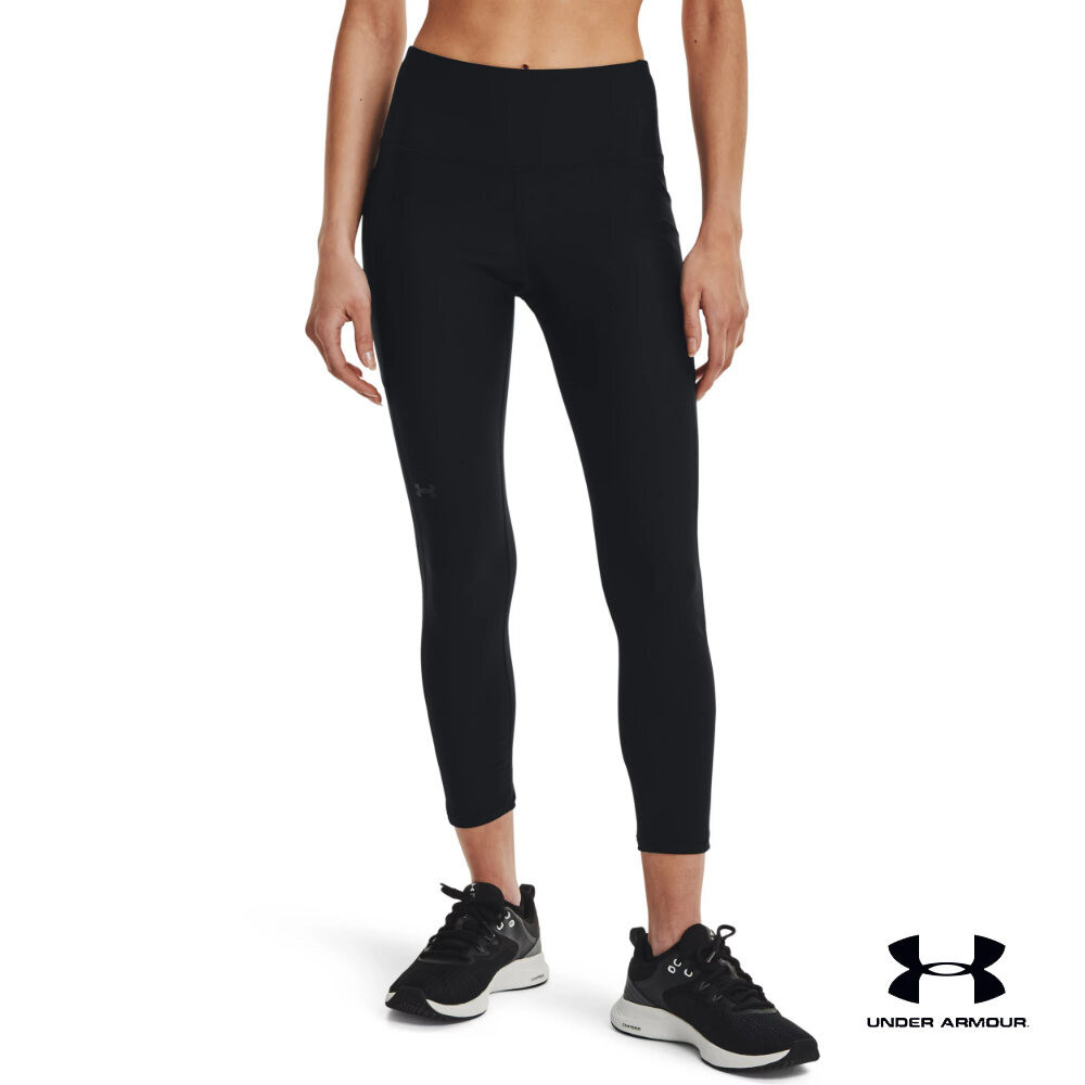 Under Armour Womens Heatgear Armour Ankle Crop Leggings Purple Size Xx Large