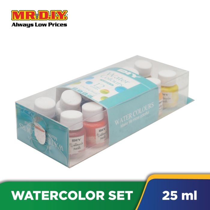 (MR.DIY) 6 pieces Watercolor Set (25 ml) | Shopee Malaysia