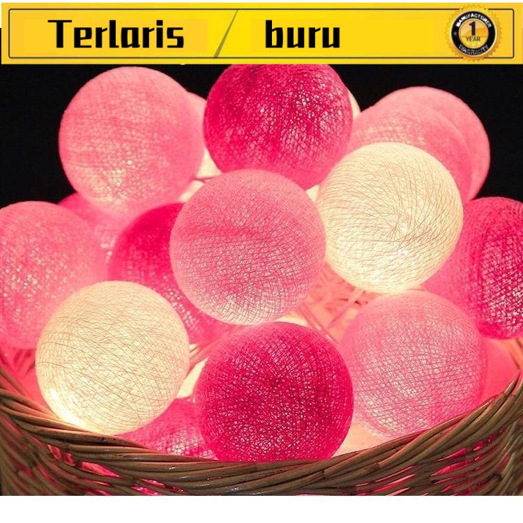 lampu hiasan Lampu LED Berkelip Rentetan Lampu Lampu Tali Gypsophila