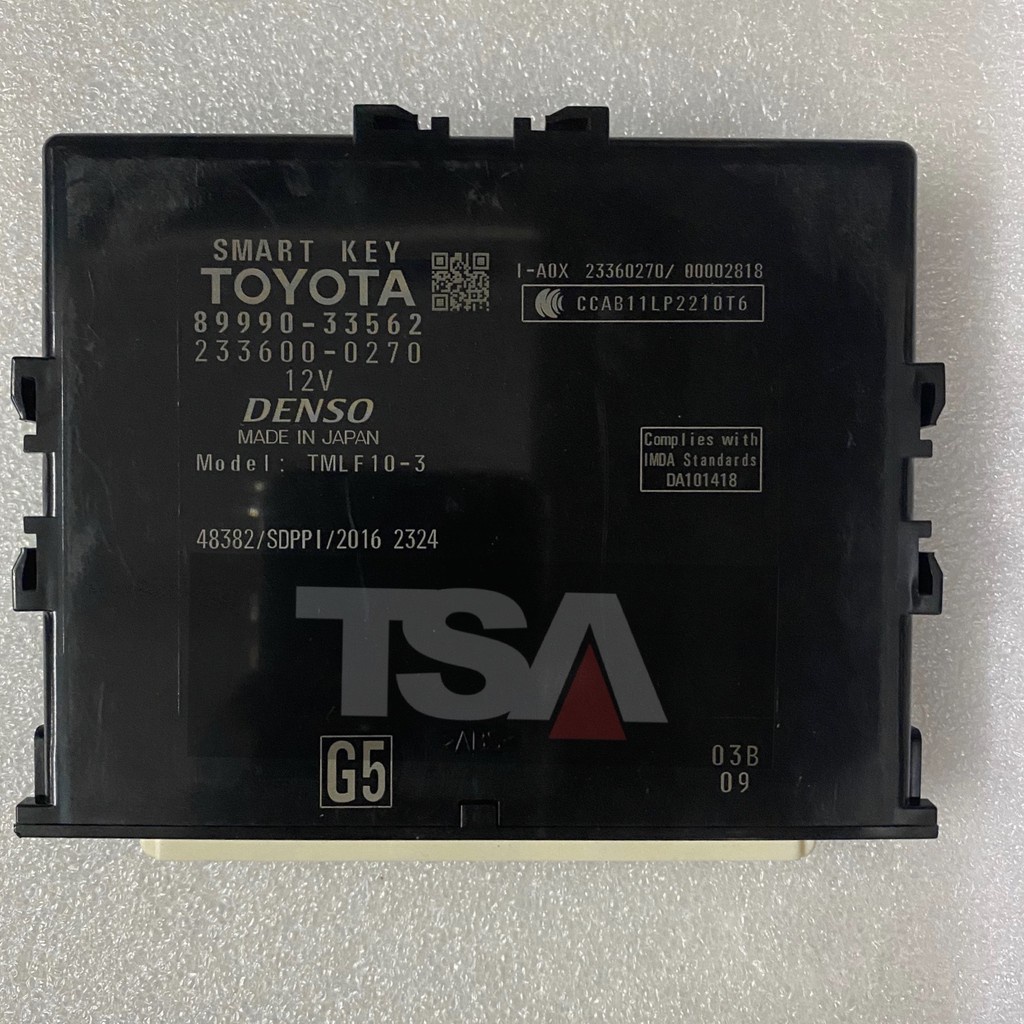 Toyota Smart Key Computer - 89990-33562 | Shopee Malaysia