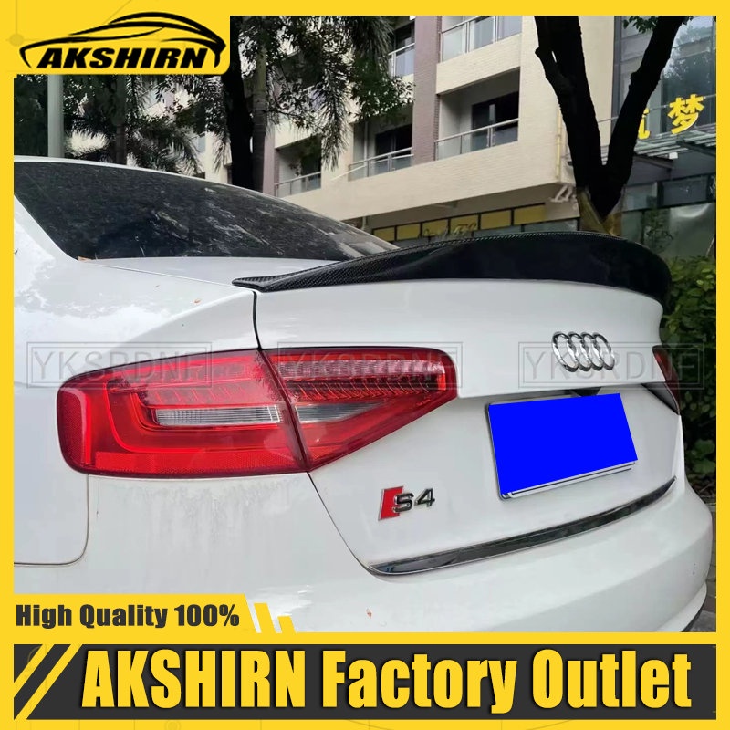 CA Style Carbon Fiber rear trunk spoiler For Audi A4 B8 B8.5 sedan 2009