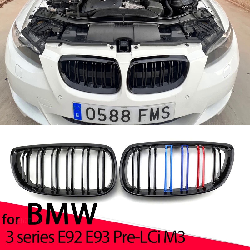 Carbon Body Kits Front Bumper Kidney Grille Grill Mesh For Bmw 3 Series