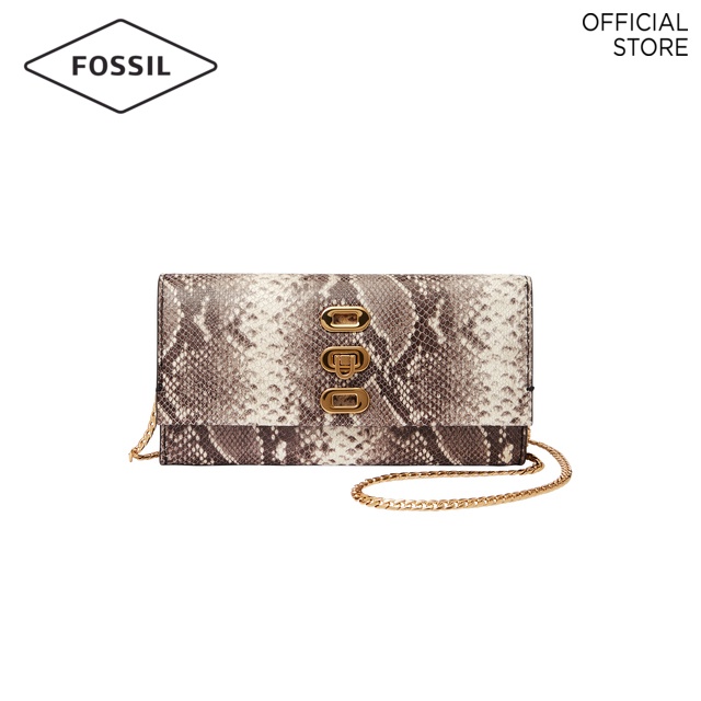 Fossil Female s Penrose Clutch ZB1884874 Brown Leather