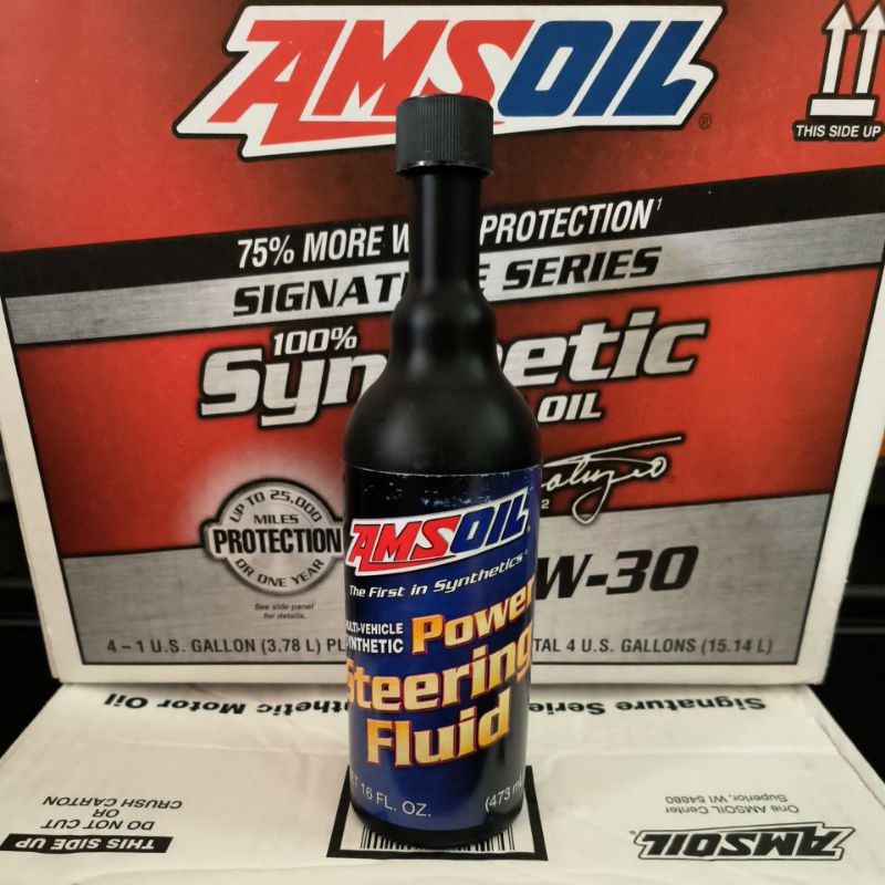 [Ready Stock] Amsoil USA SYNTHETIC MULTI VEHICLE POWER STEERING FLUID