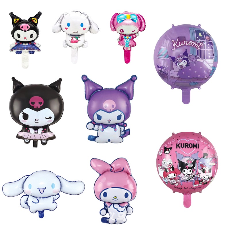 New Sanrio Theme Balloon Cinnamoroll Babycinnamoroll Clow M Melody Pom 