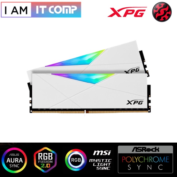 ADATA XPG SPECTRIX D50 DDR4 RGB Memory Module Gaming RAM ( Grey / White ...
