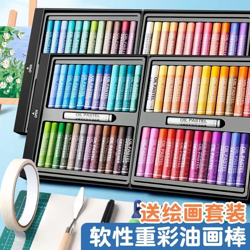 Heavy color oil painting stick set full set of soft 48c Heavy color oil