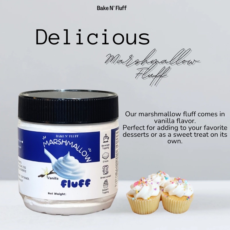 Halal Vanilla Marshmallow Fluff [100g] Shopee Malaysia