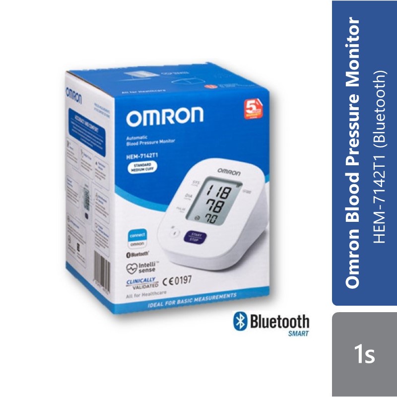 Omron Blood Pressure Monitor HEM7142T1 (BT) Shopee Malaysia