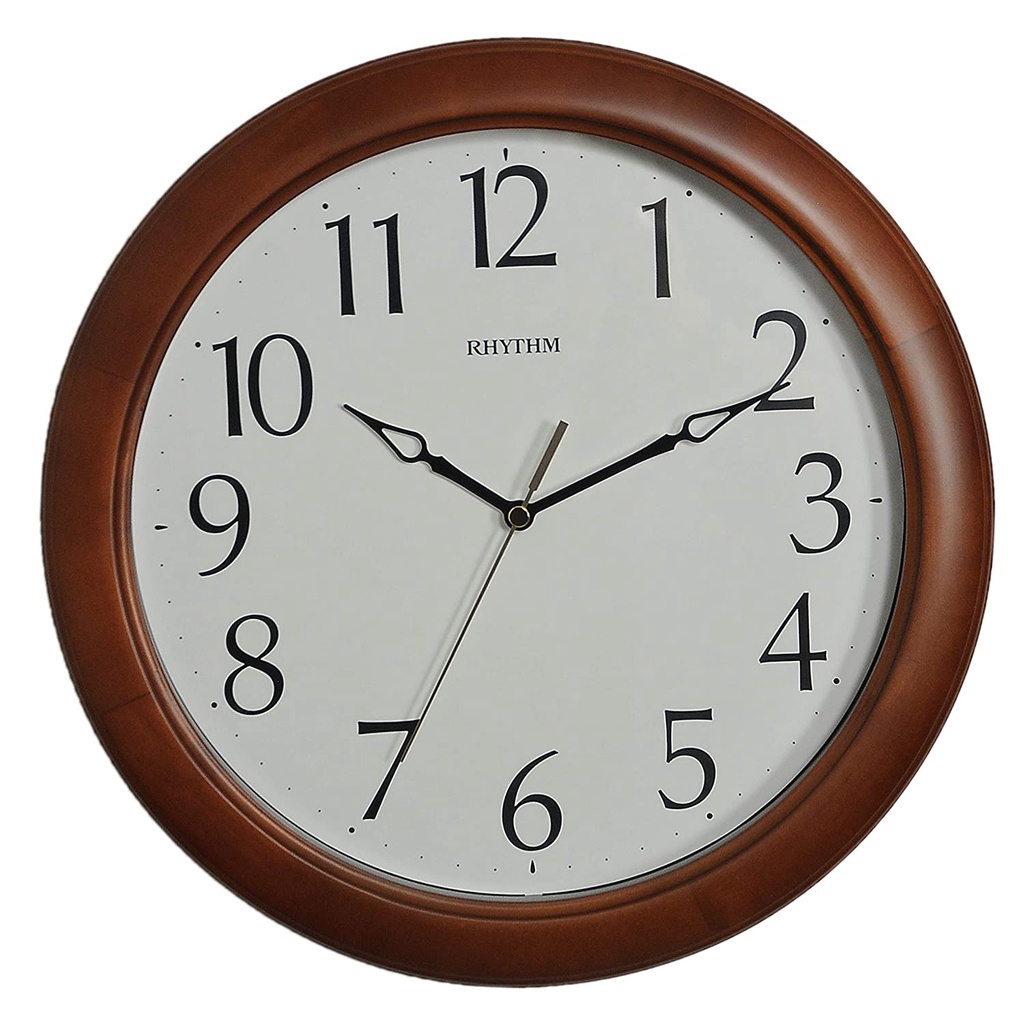 Rhythm Wall Clock Wooden RTCMG270NR06 Shopee Malaysia