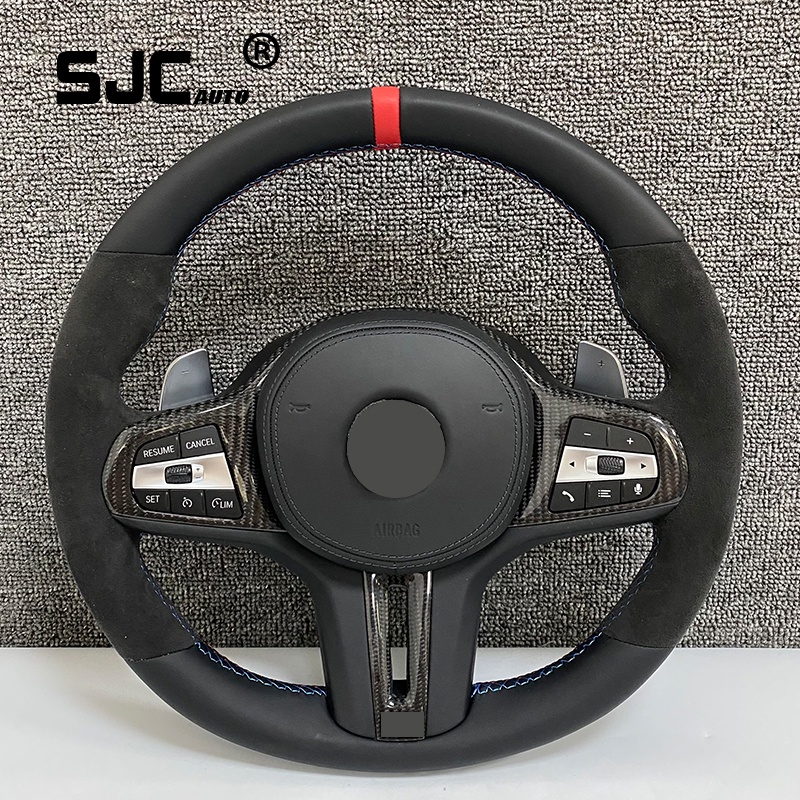 Sjc Auto Fit For Bmw F F F Leather Steering Wheel Old Upgrade New G G G G Carbon