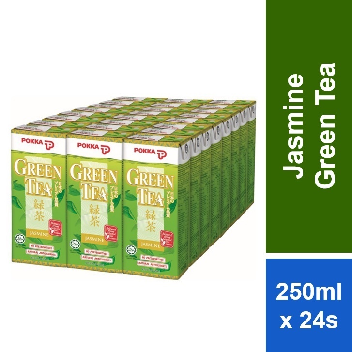 Pokka Jasmine Green Tea 250ml x 24s | Shopee Malaysia