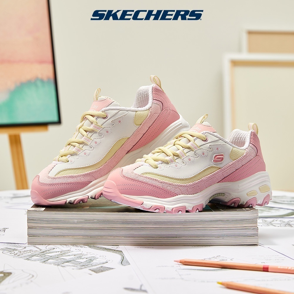 Skechers Women Sport D'Lites 1.0 Shoes - 149906-PKYL | Shopee Malaysia