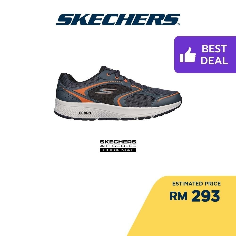 Skechers Men GOrun Consistent Running Shoes - 220371-CCOR Lelaki