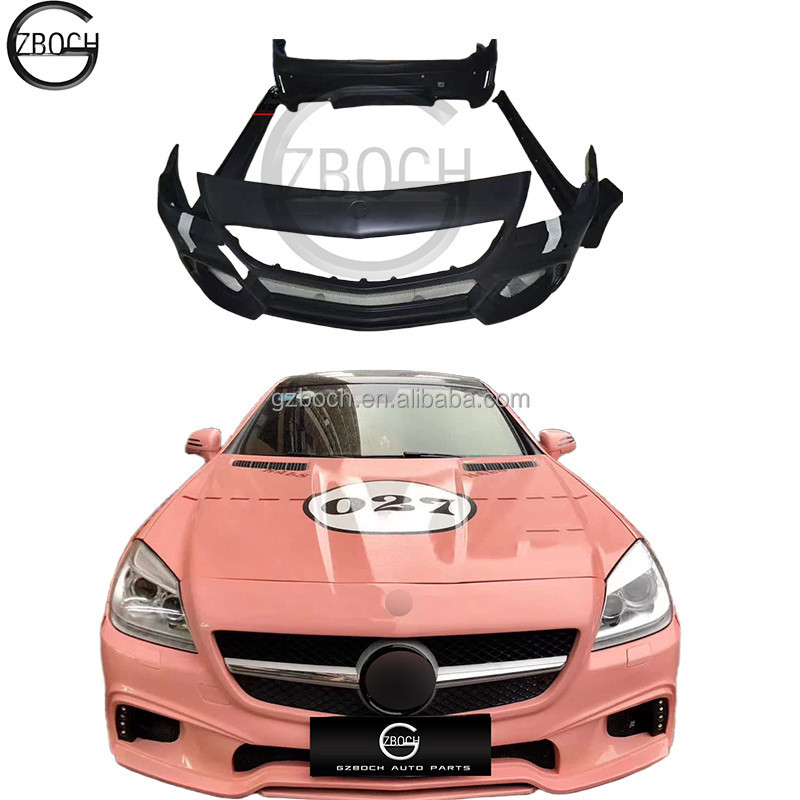 Bumper kit for Mercedes 2013+ SLK R172 facelift WD style body kit front ...