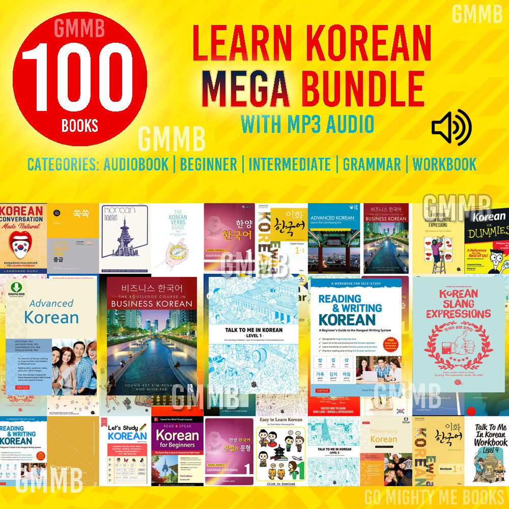 Learn Korean MEGA Bundle - 100 Over | Speak | Speaking | Beginner ...