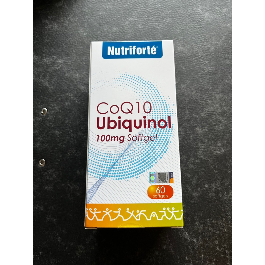 Nutriforte CoQ10 ubiquinol 100mg softgel 60's softgel (Exp September