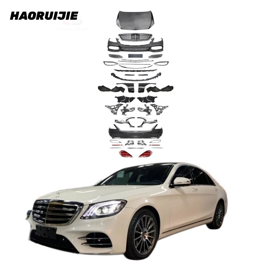 W221 upgrade to W222 body kit For Mercedes Benz W221 S Class upgrade ...