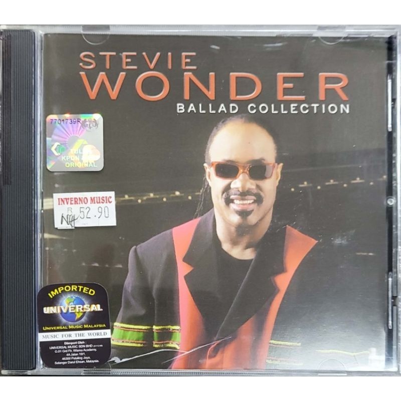 Stevie Wonder - Ballad Collection (CD) | Shopee Malaysia