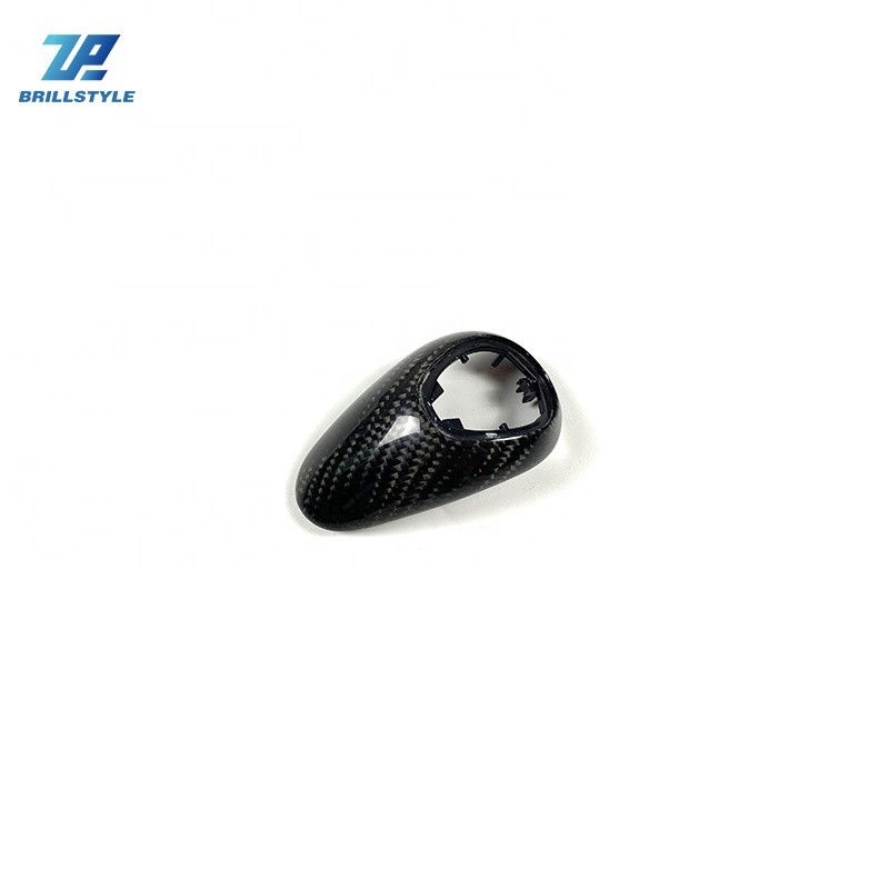 IJDMTOY Carbon Fiber Shift Knob Cover For BMW Fxx 2/3/4/5/7 Series, X3/X4/X5/X6