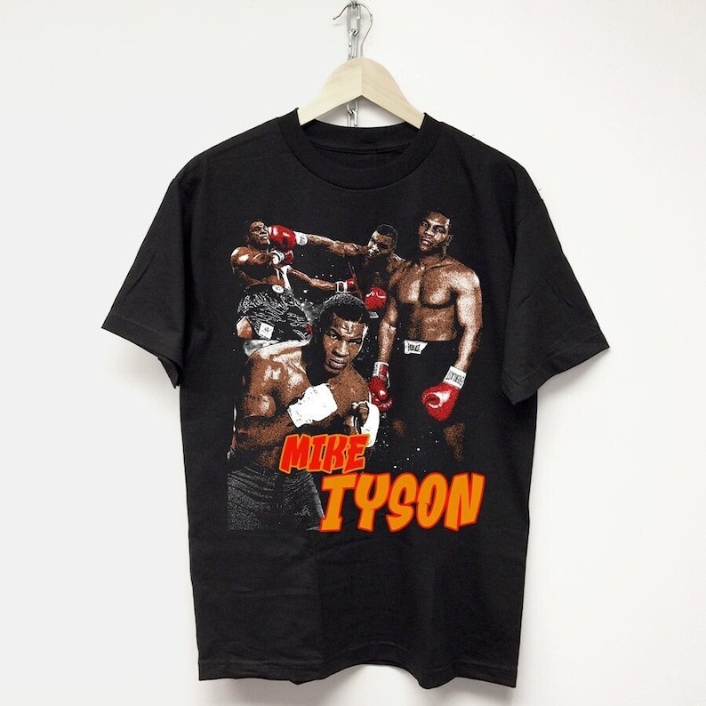 MIKE TYSON T-SHIRT vintage rap tee merch tour concert dennis rodman ...