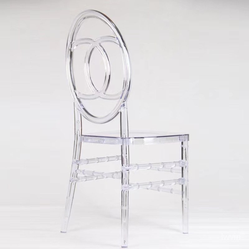 Get gifts/ST-⛵Acrylic Chair Transparent Bamboo Chair Hotel Theme ...