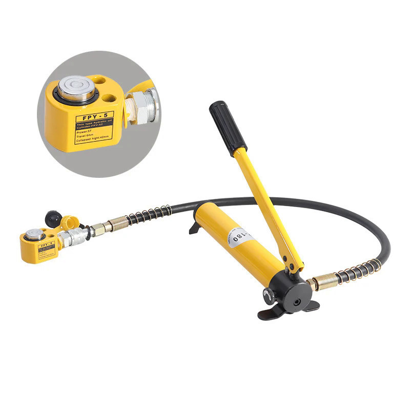 Platte hydraulische telescopische cilinder 10 Ton | NoorMa Trading