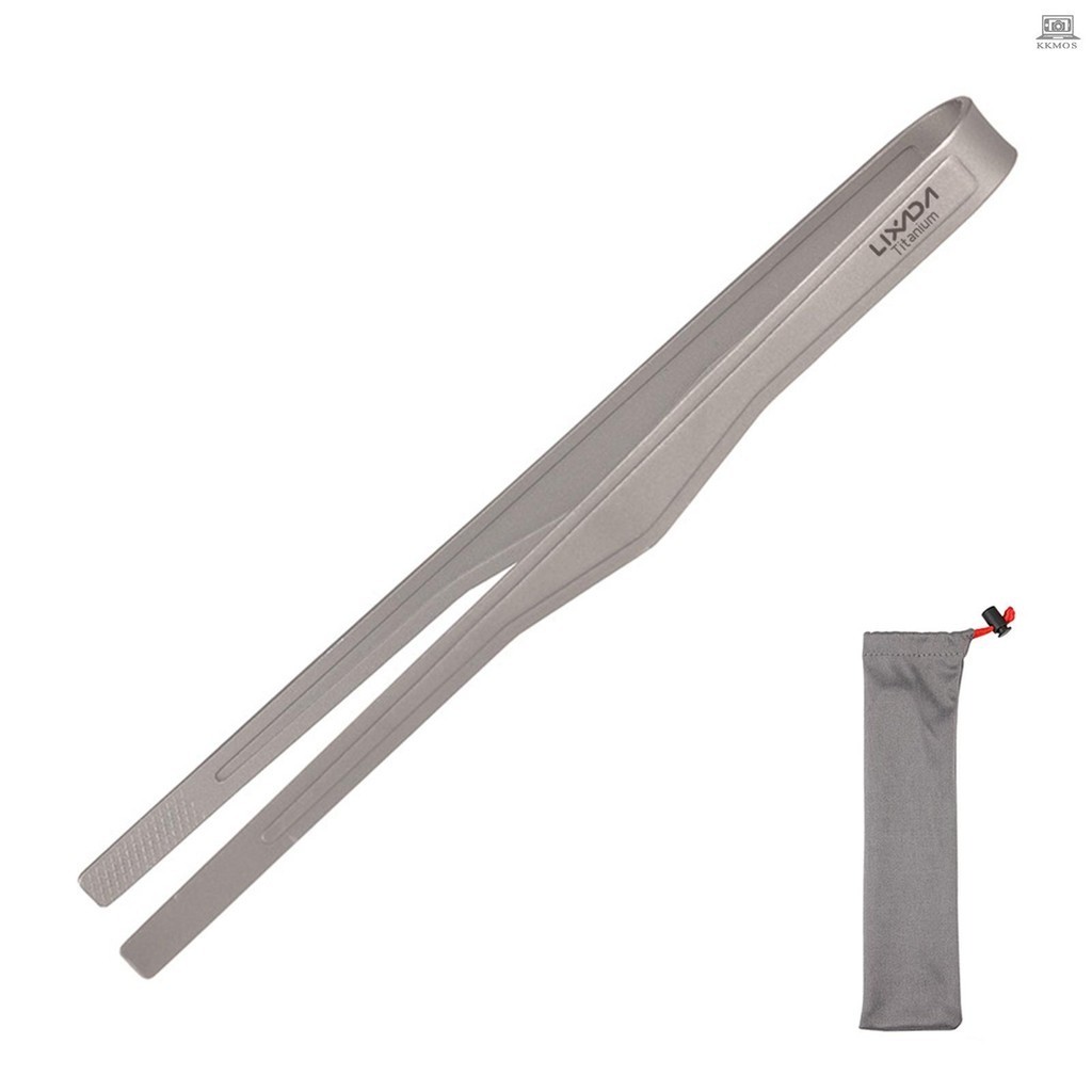 Lixada Titanium Tongs Clip BBQ Grilling Tool Lightweight Outdoor Camping Backpacking Hiking Cookware I3131504430