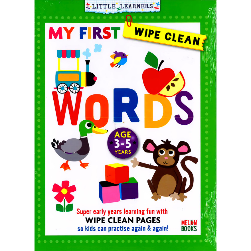 (BBW) My First Wipe Clean: Words (ISBN: 5029551164196-4) | Shopee Malaysia