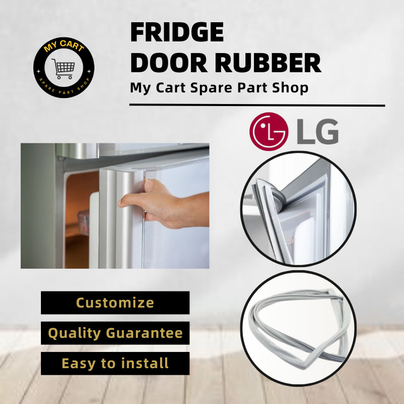 LG GCB247SQUV Full Set Fridge Door Rubber Door Gasket/Refrigerator