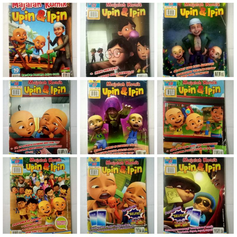 Majalah Komik Upin And Ipin Preloved Shopee Malaysia