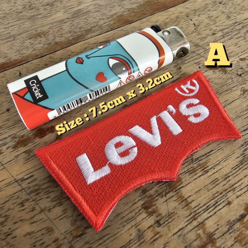 LEVIS Embroidery Patches 01 Shopee Malaysia