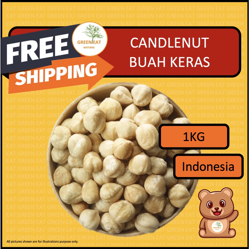 Buah Keras Rempah Candlenut 石古仔 1kg Shopee Malaysia