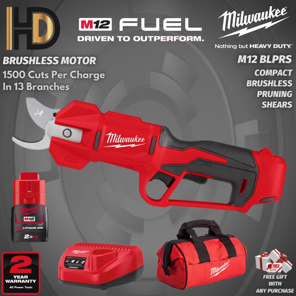 Milwaukee M12 BLPRS Fuel Brushless Pruning Shear / Milwaukee Shear