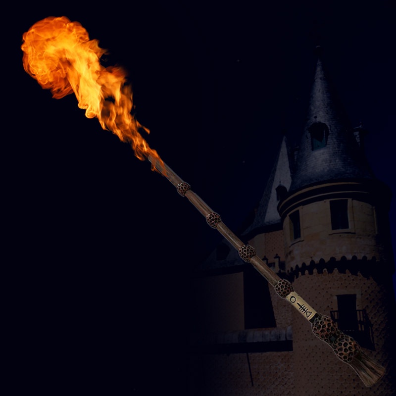 FireBreathing Magic Wand Harry Potter Fire Magic Wand FireBreathing Stick Li Magic Stick Old