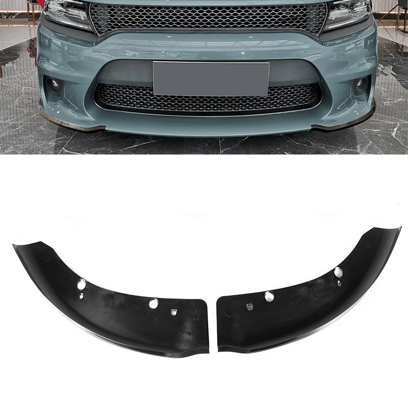 Front Bumper Protector Lip Splitter Side Guard for Dodge Charger SRT