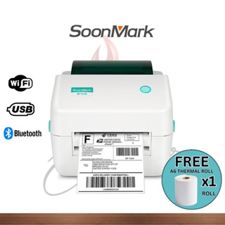 Soonmark M6 Label Printer Thermal Shipping Address Barcode 150mm*100mm.