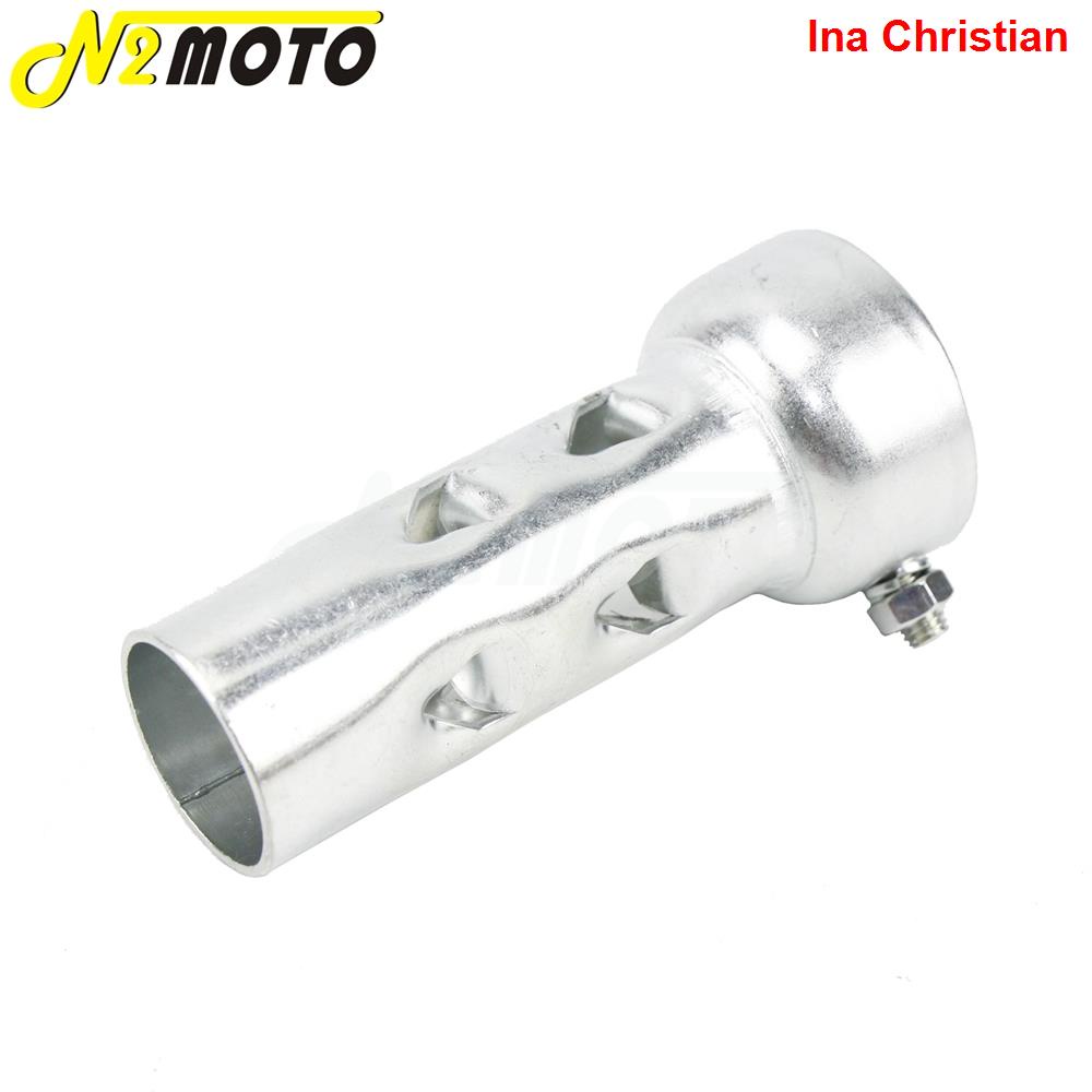 50mm/ 2" Drag Pipes Exhaust Baffle 4" & 8" Muffler Silencer Removable