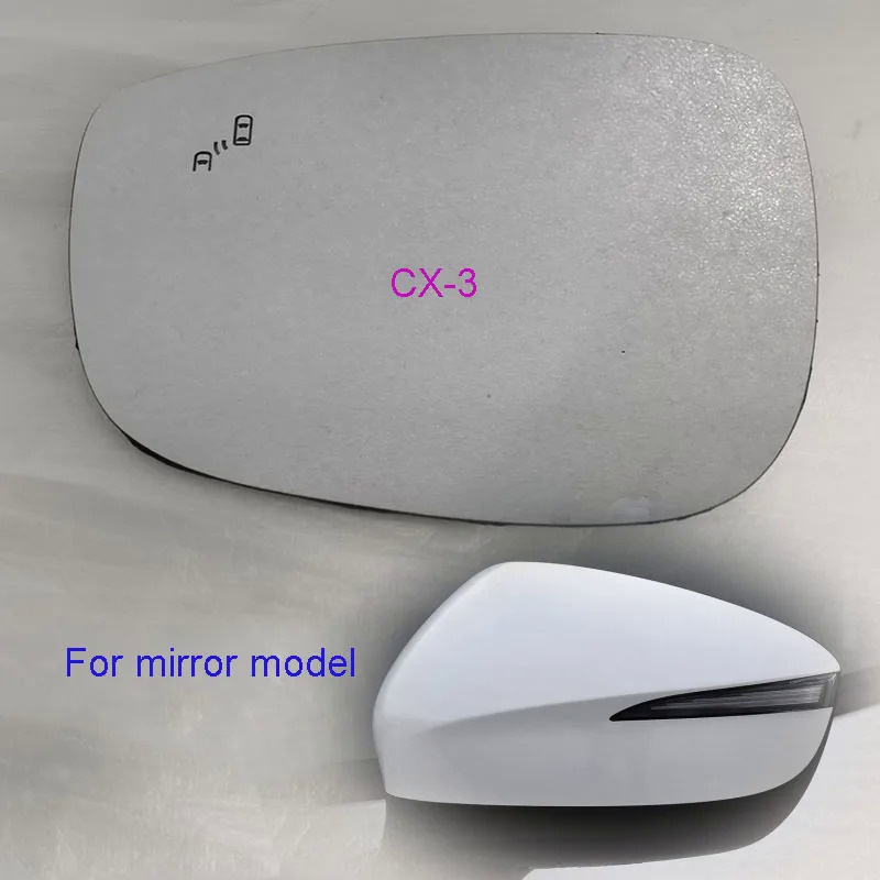 Wing Mirror Housing Car Rearview Mirror Shell Side Door Cover Housing For Mazda 6 For Atenza For GJ 2014 2015 2016 2017 Mirror Cover Caps (Color : Right Red