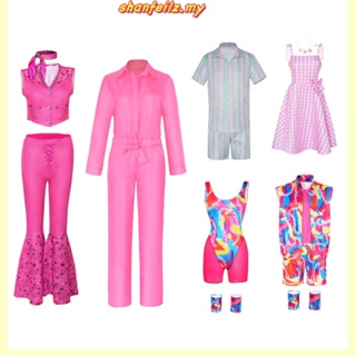 Barbie Movie Adult Pink Jumpsuit Costume