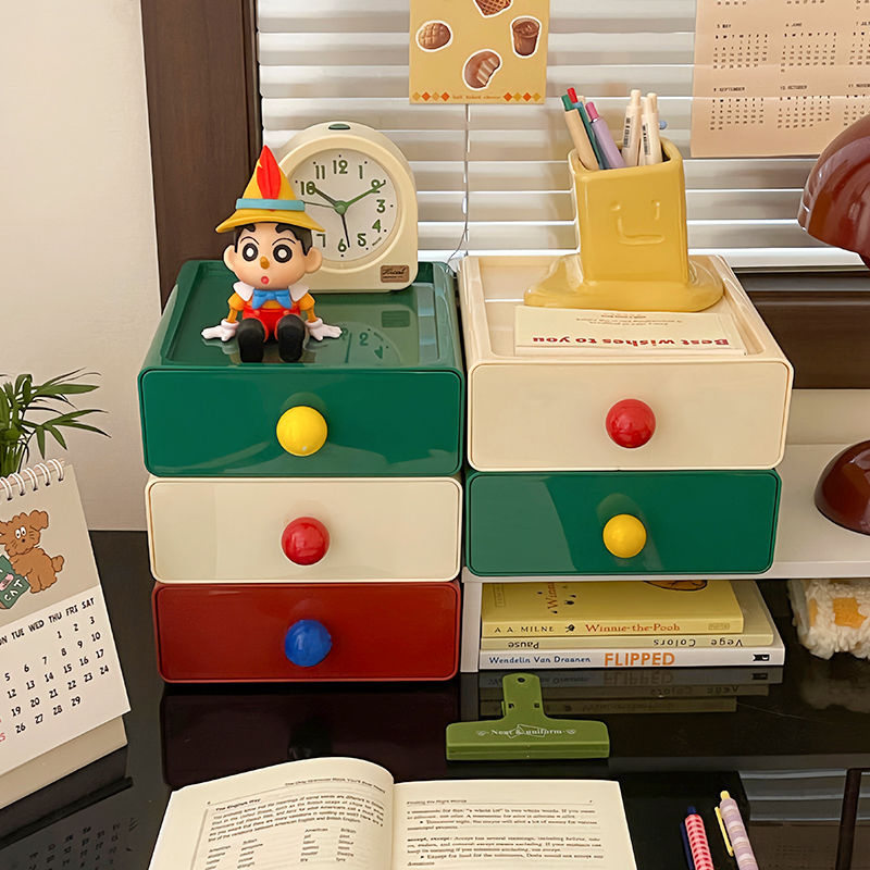 Drawer Desktop Storage Box Storage Box Small Box Office Desktop Shelf