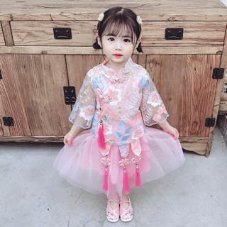 2023 New Hanfu Children's Women's Summer Super Xia2023新款汉服儿童