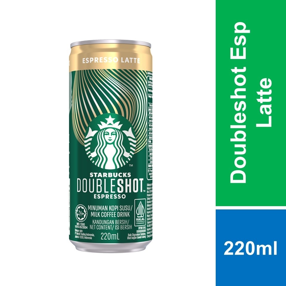 STARBUCKS Doubleshot Espresso Latte 220ml Shopee Malaysia