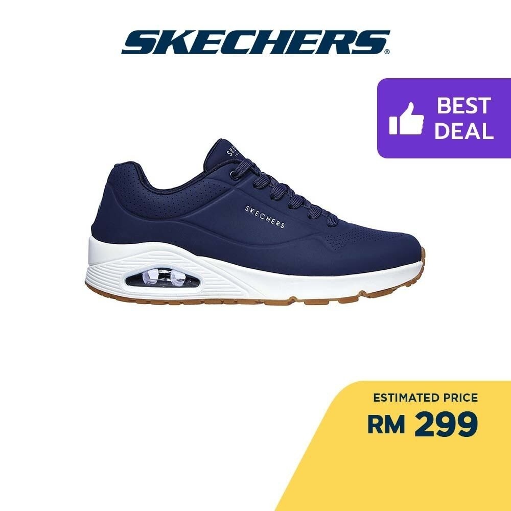 Skechers Men SKECHERS Street Uno Stand on Air Shoes 52458 NVY