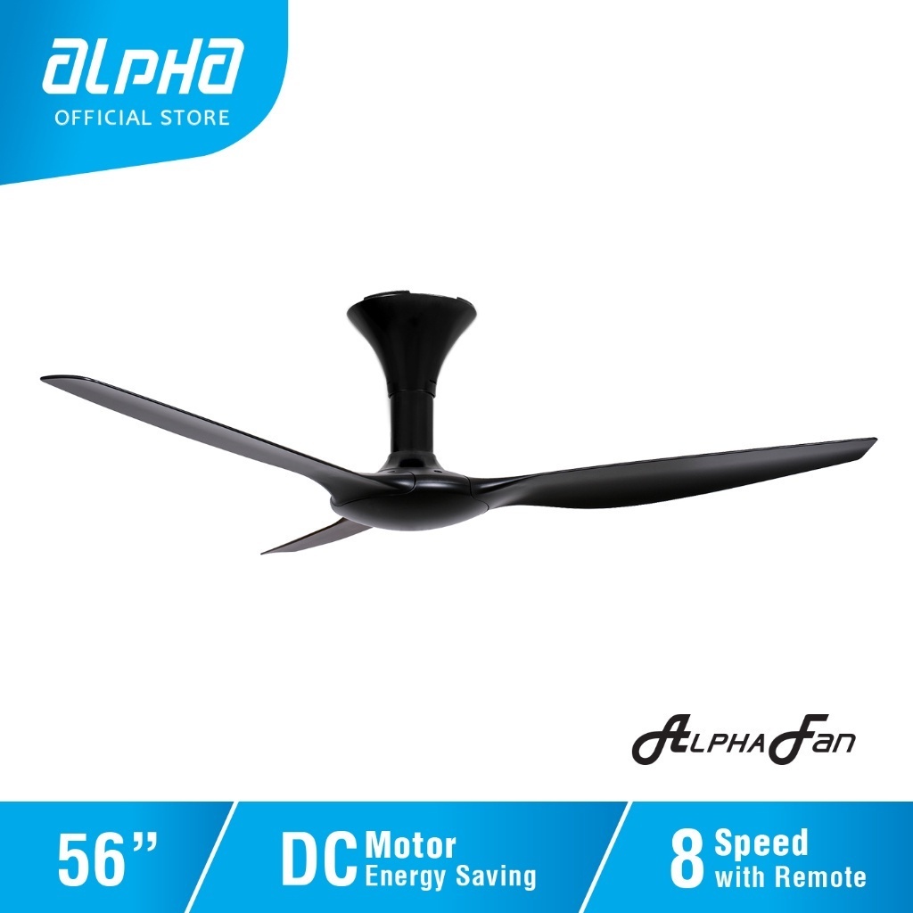 ALPHA AlphaFan AX70 3B DC Motor Ceiling Fan with 3 Blades 8 Speed ...